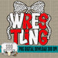 Wrestling Bow; Red & White