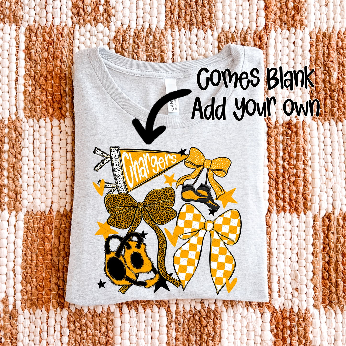 Wrestling Bows Collection; Black & Yellow Gold