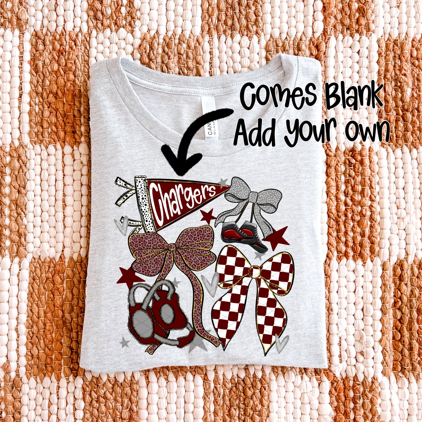 Wrestling Bows Collection; Maroon & Grey