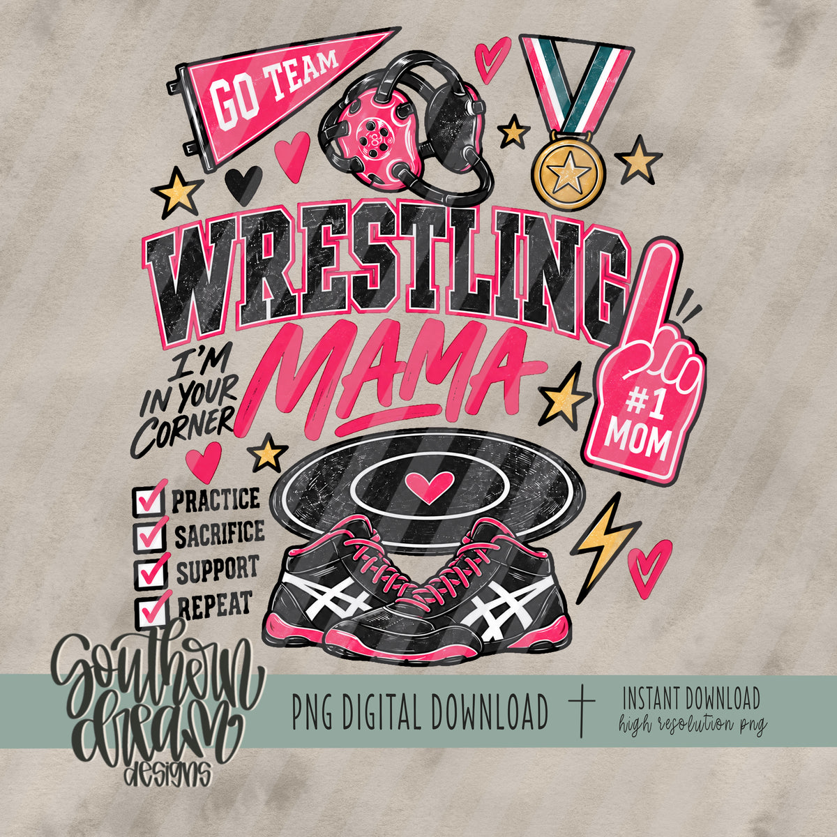 Wrestling Mama Pink Bundle