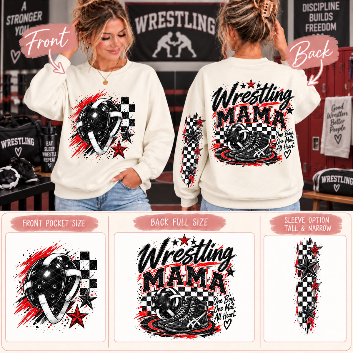 Wrestling Mama Red Bundle