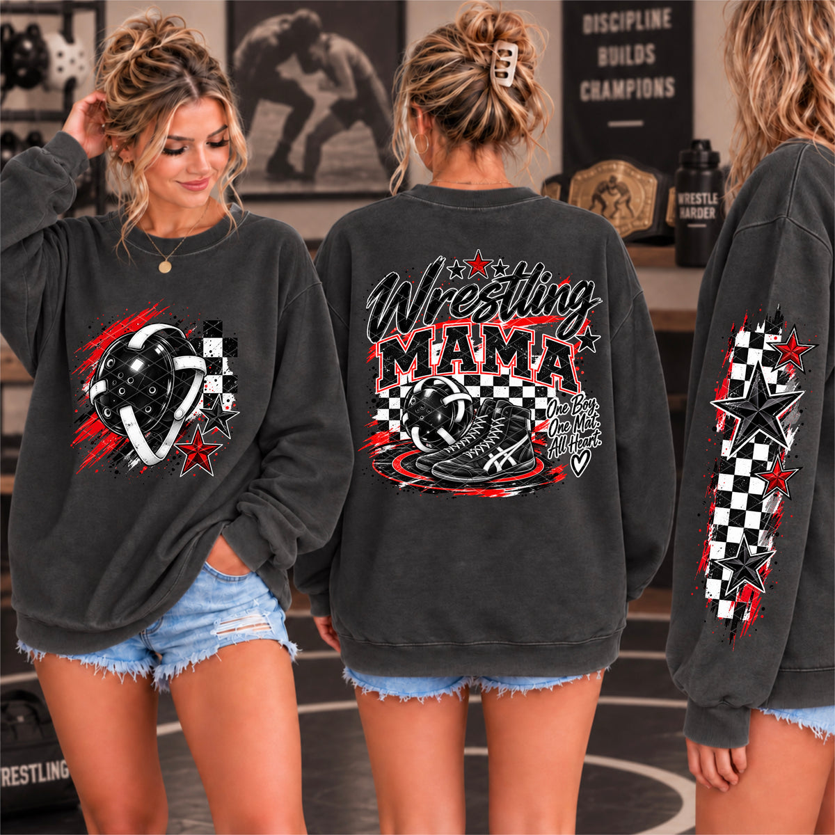 Wrestling Mama Red Bundle