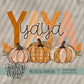 Pumpkin Trio; YAYA