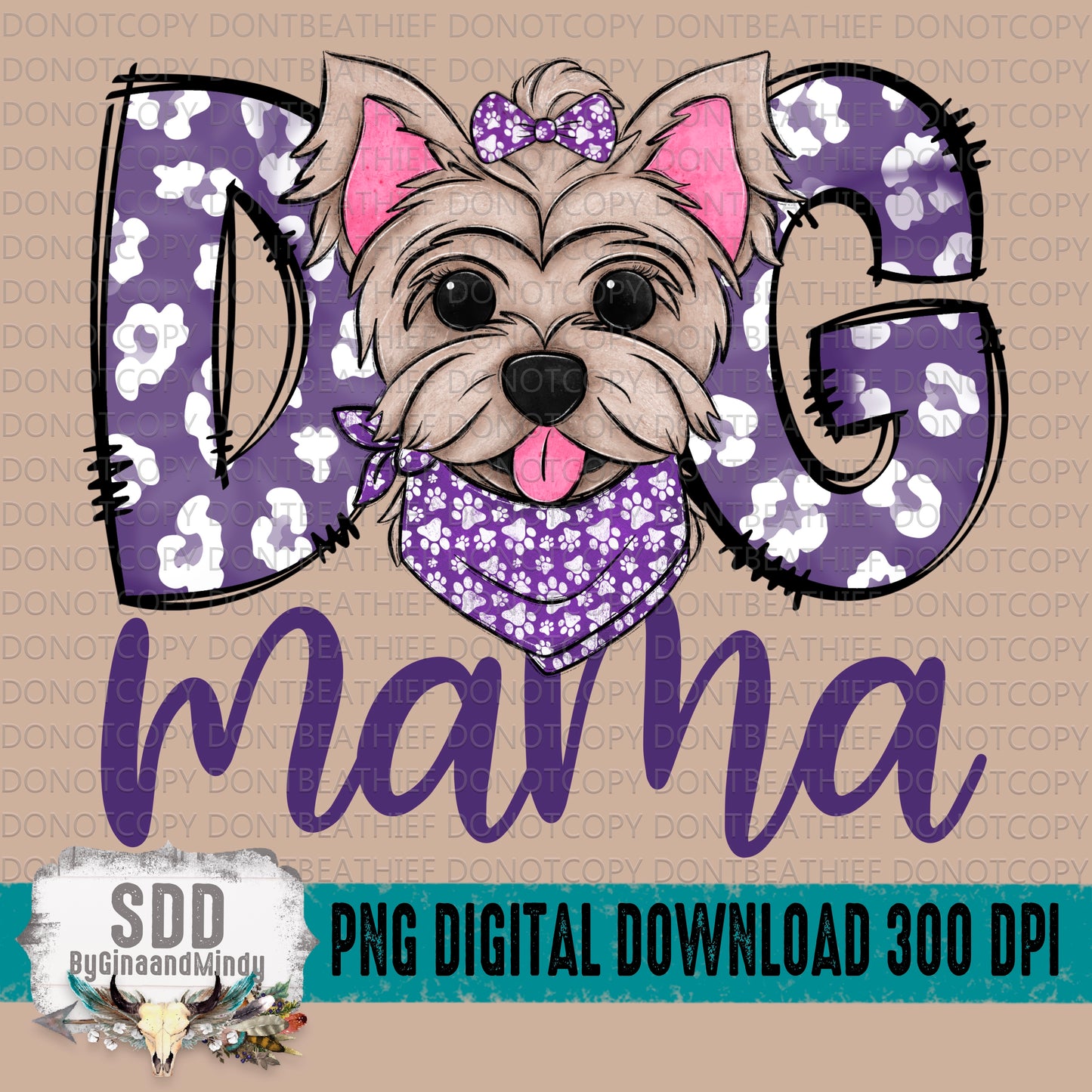 Dog Mama Girl Yorkie