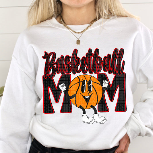 Basketball Mom Retro Red/Blk