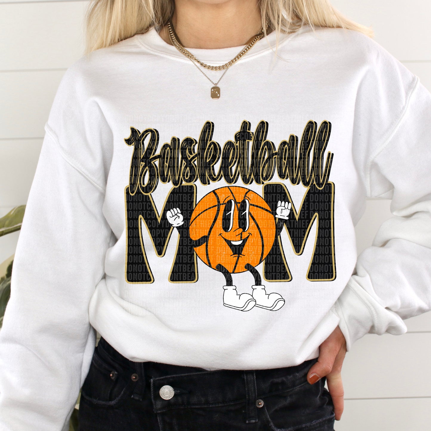 Basketball Mom Retro Black/Gold