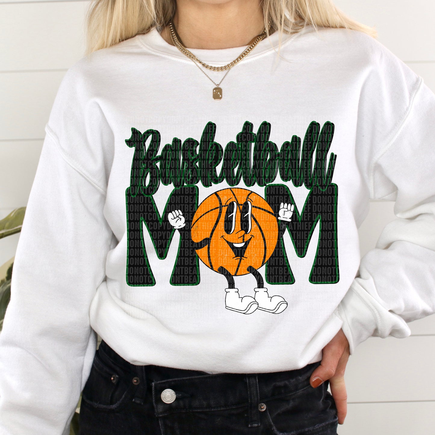 Basketball Mom Retro Black/Green