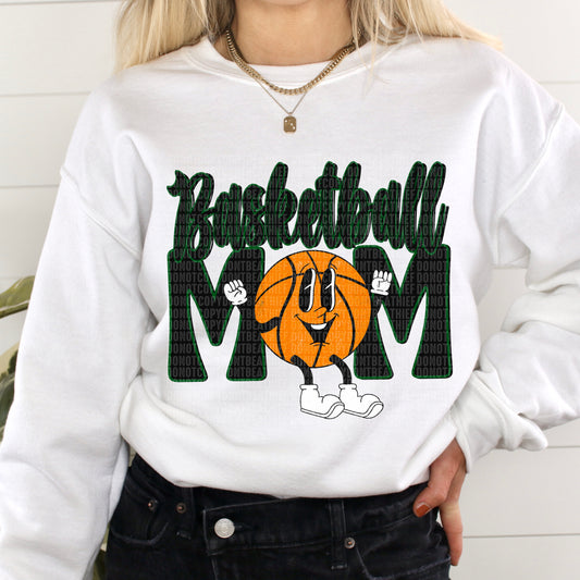 Basketball Mom Retro Black/Green