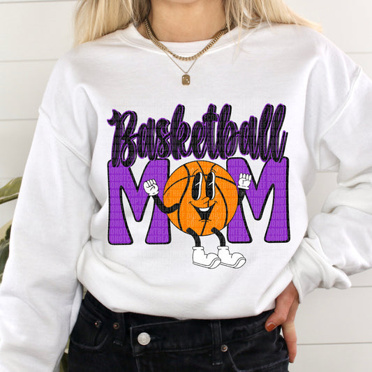 Basketball Mom Retro Black/Purple