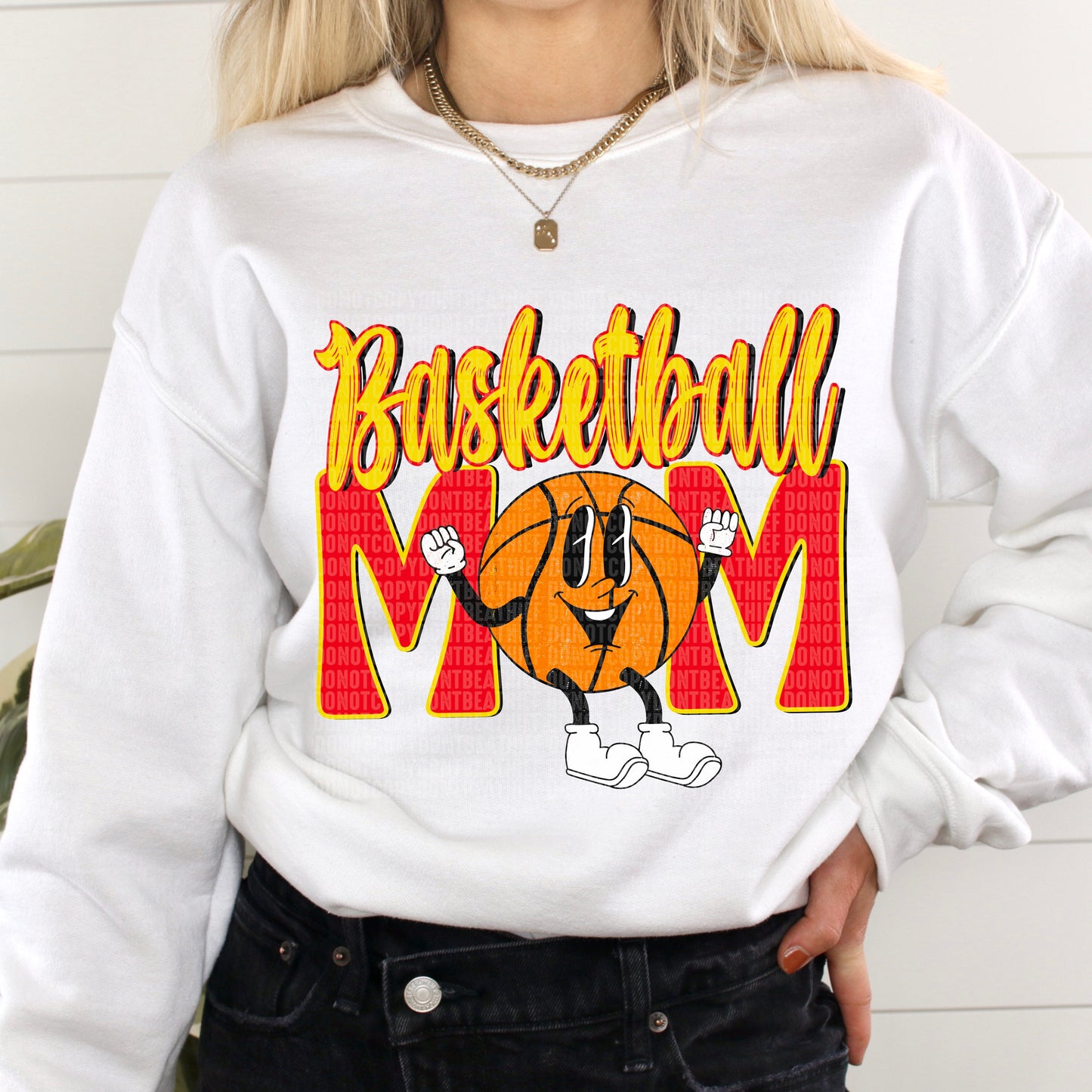 Basketball Mom Retro Red/Yellow