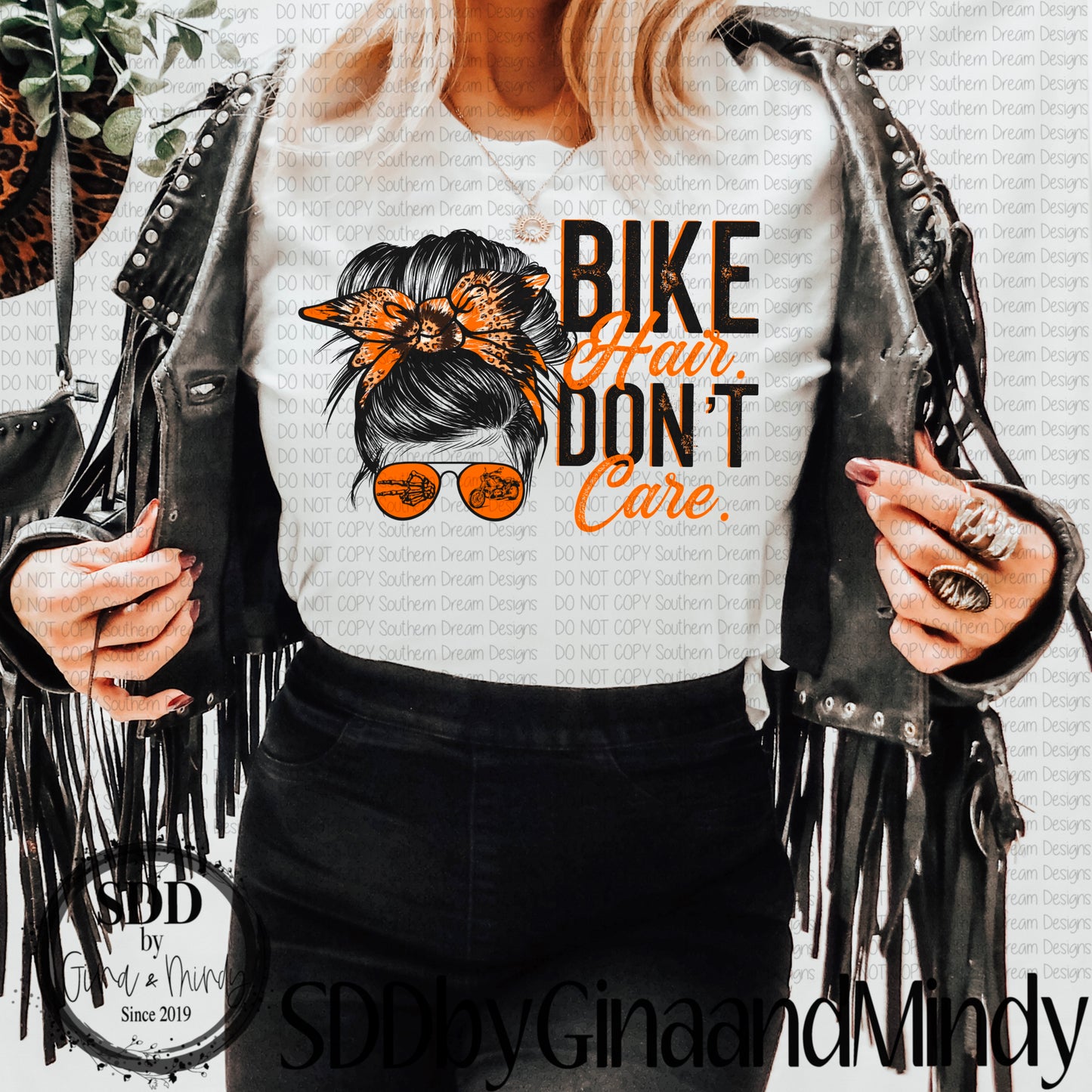 Bike Hair Don't Care Orange Bundle