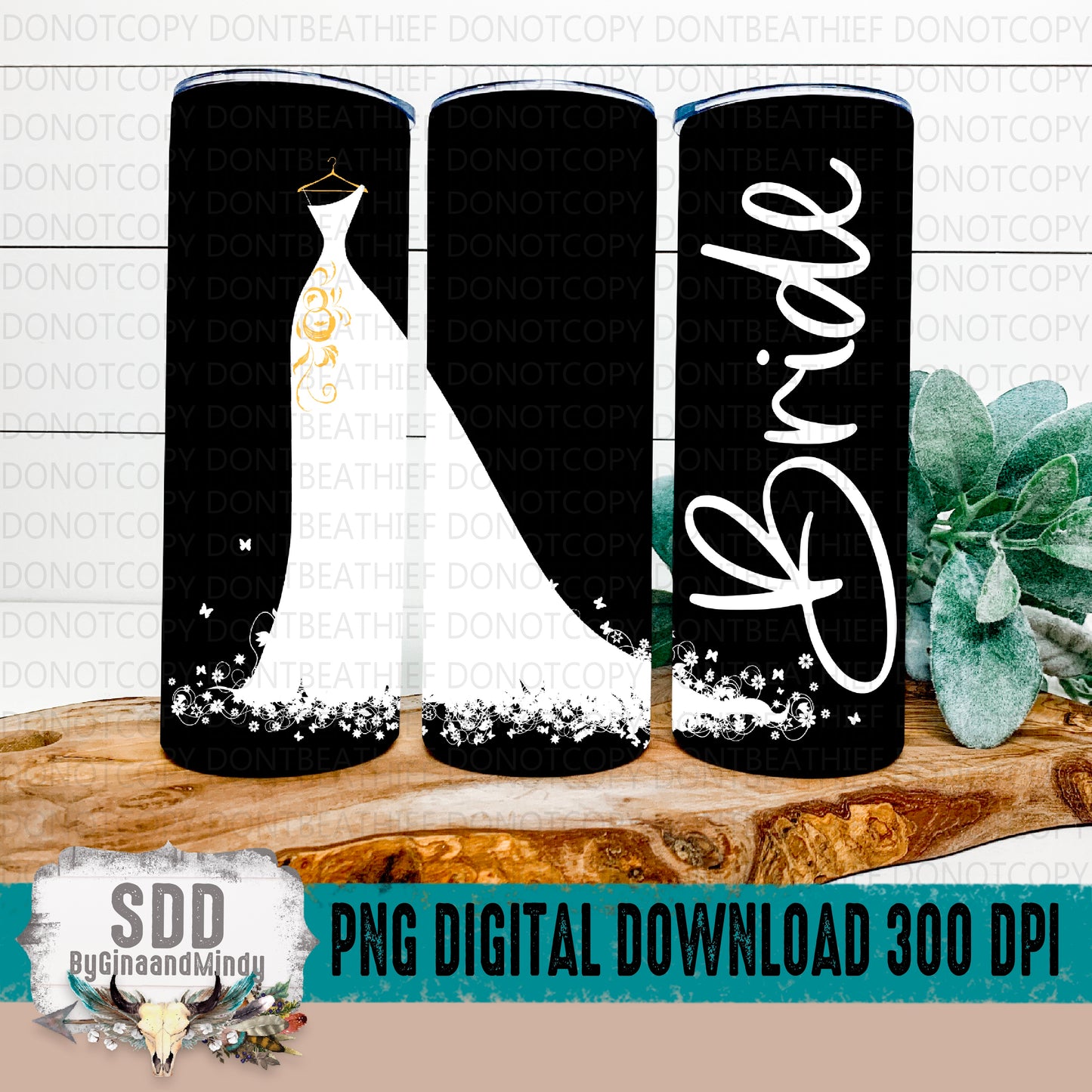 Bride and Groom Bundle Digital 20 oz Tumbler