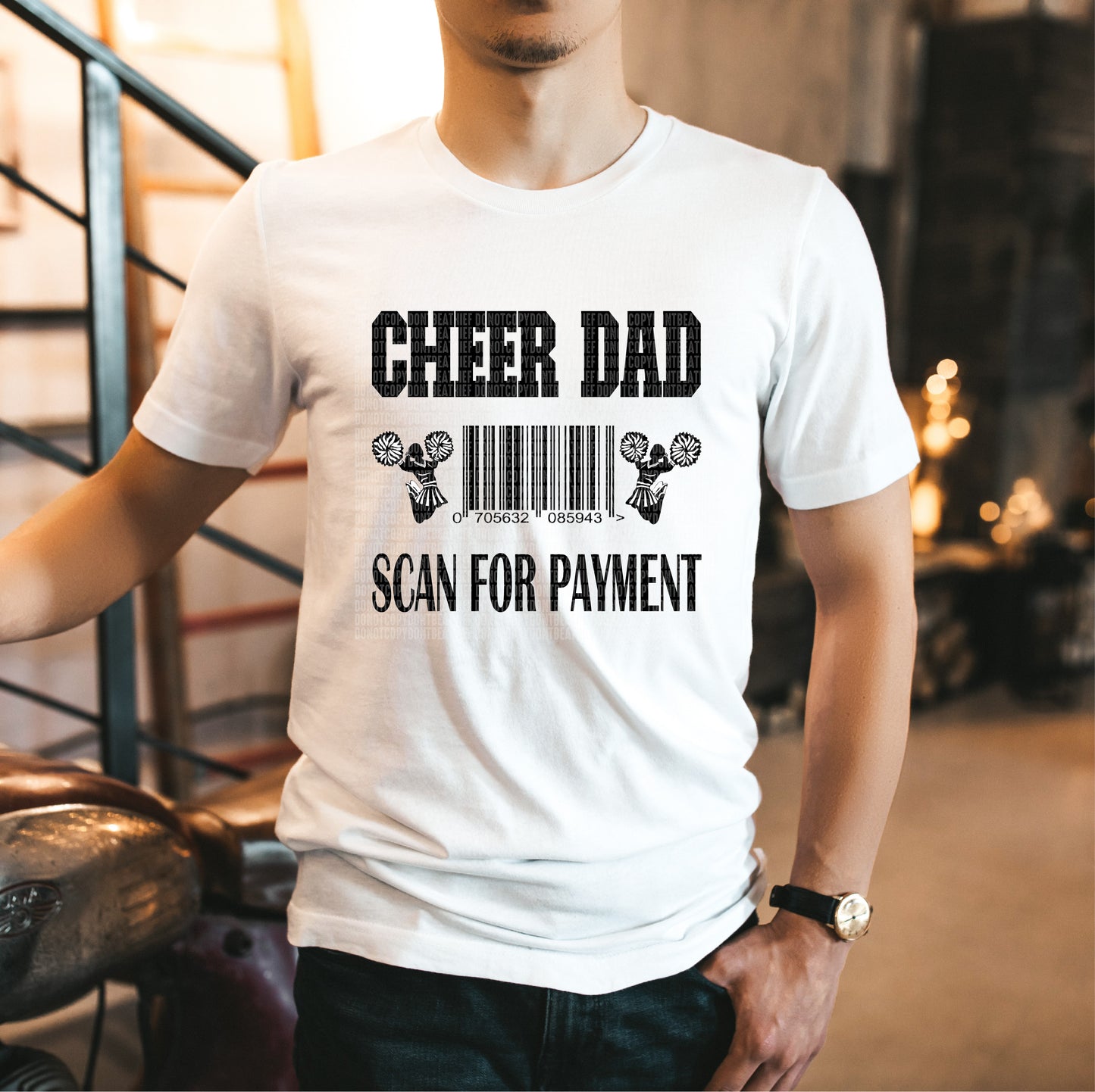 Cheer Dad Scan For Payment Bundle SVG/PNG