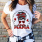 Cheer Mama Messy Bun Red/Black