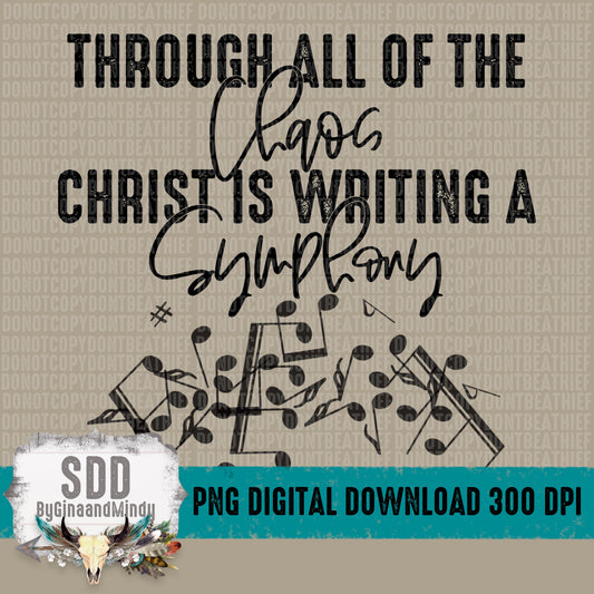 Christ Writing Symphony