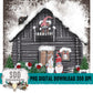 Christmas Gnome House 20 oz Tumbler Wrap