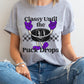 Classy Until the Puck Drops Purple