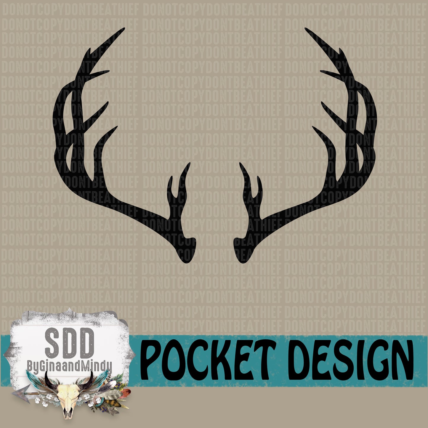 Deer Season Wife Season On Hold  Single & Full Color Combo with Pocket