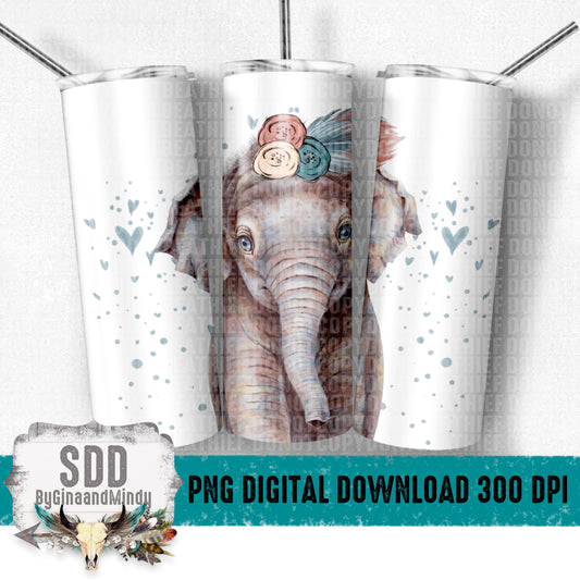 Elephant Digital Libbey Glass and 20 oz Tumbler Bundle
