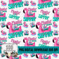 Floatin Sippin Seamless Pattern