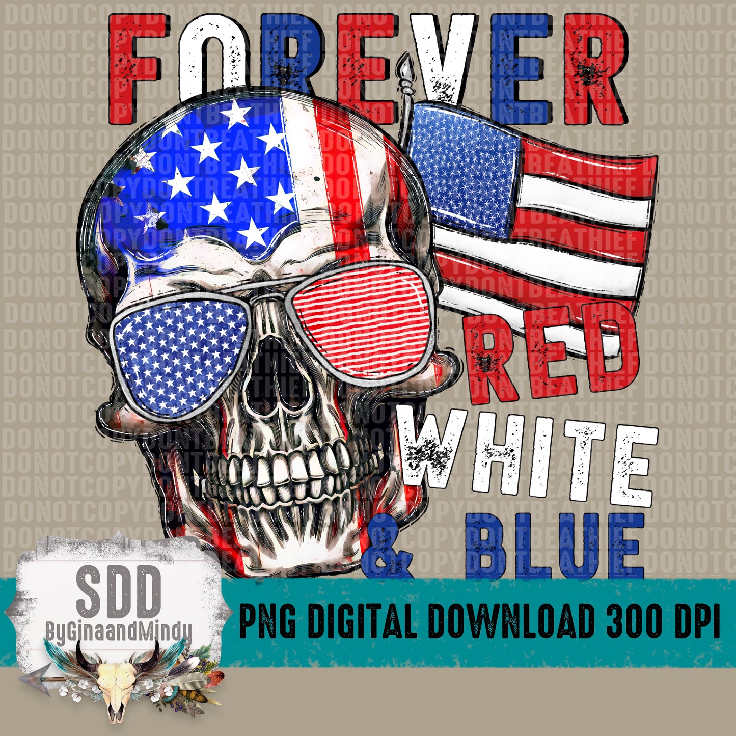 Forever Red, White, Blue