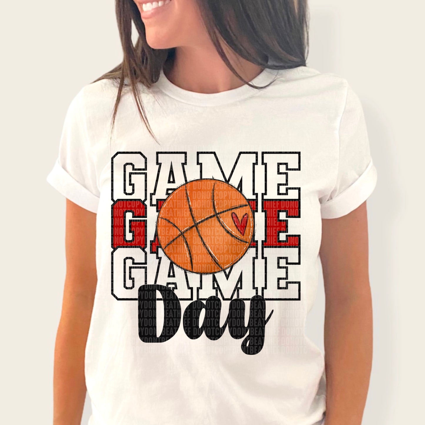 Game Day Basketball (Red)