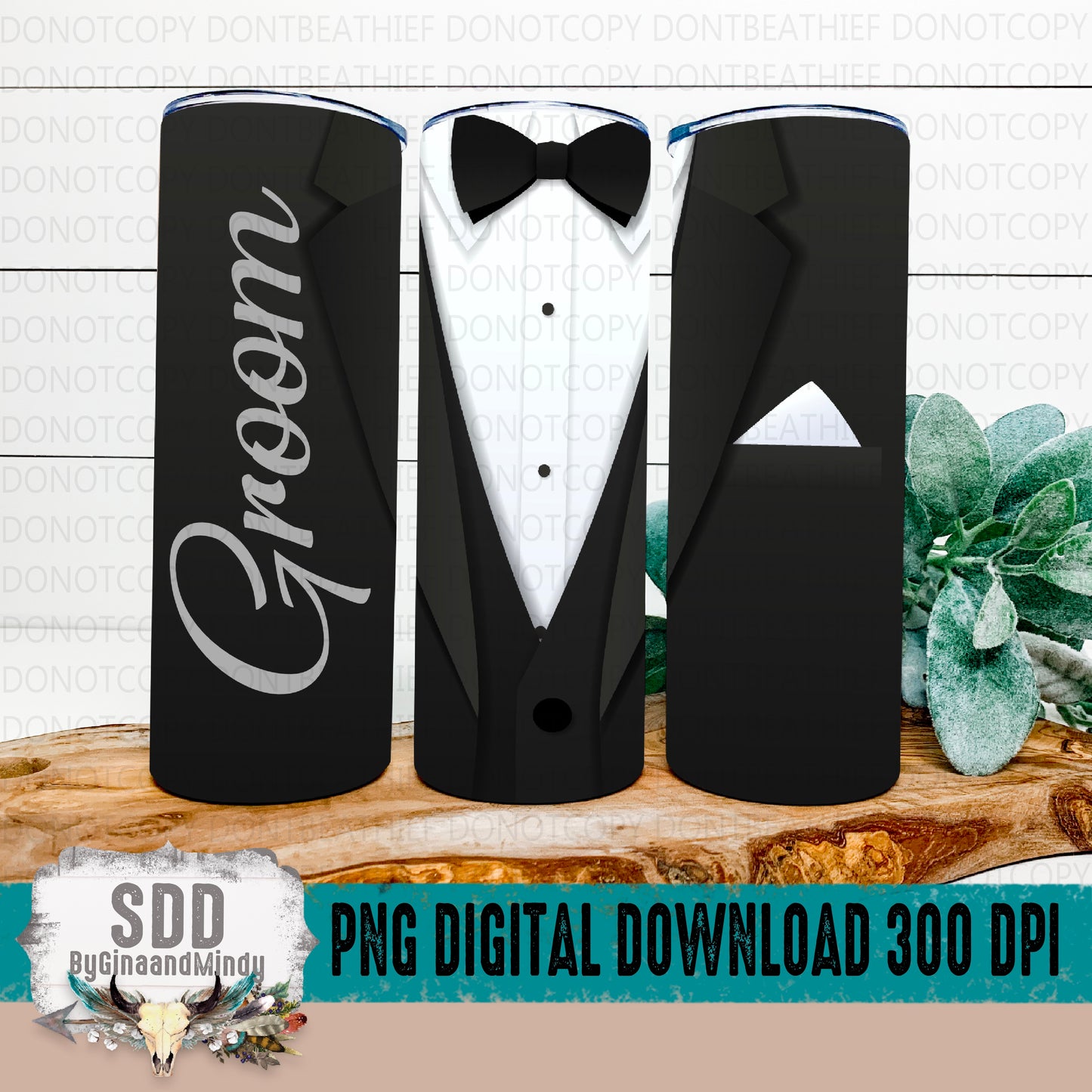 Bride and Groom Bundle Digital 20 oz Tumbler