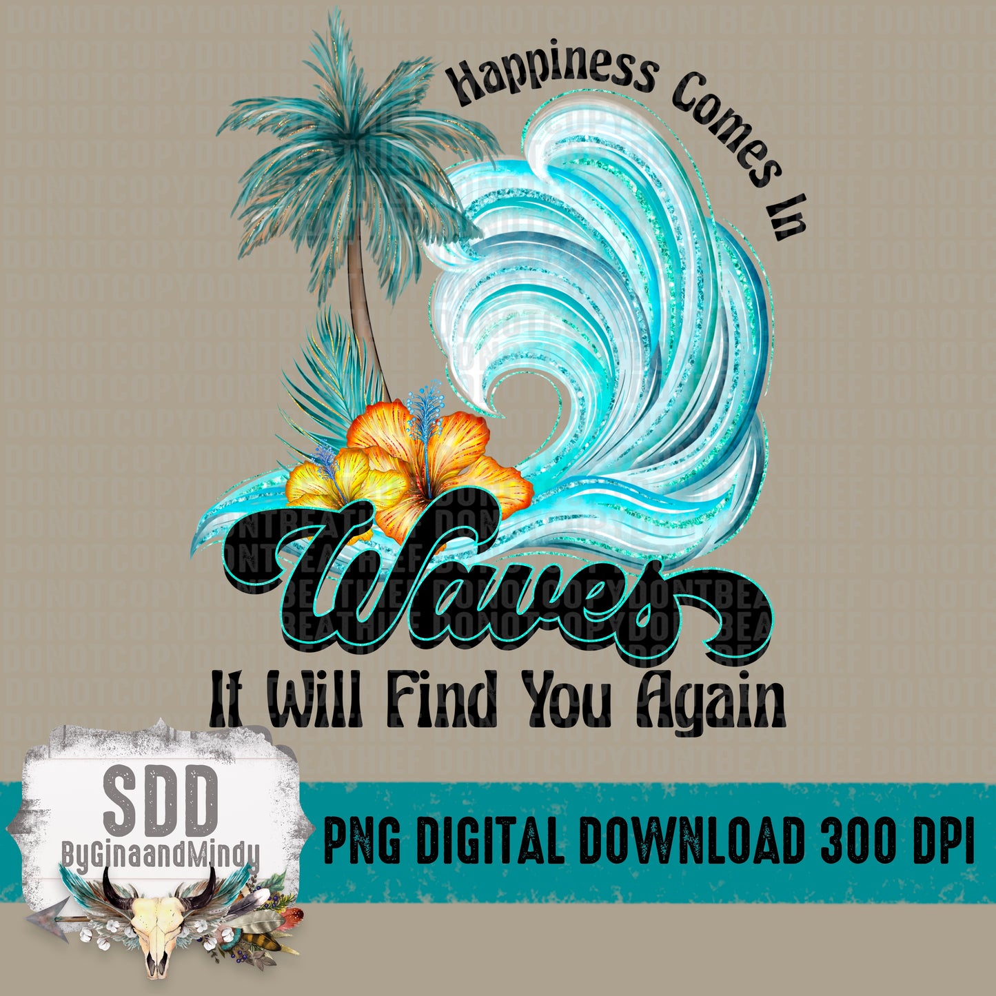 Happiness Comes In Waves