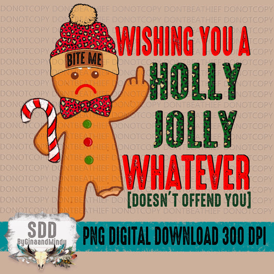 Holly Jolly Gingerbread Man bundle