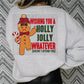 Holly Jolly Gingerbread Man bundle
