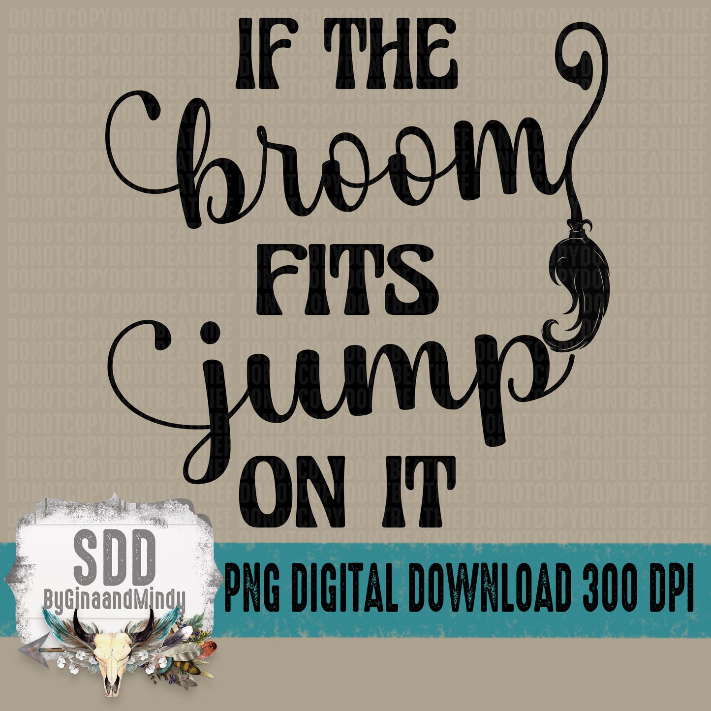 If the Broom Fits Bundle - Single Color and Color Version