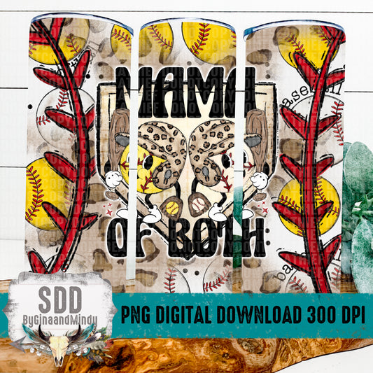 Mama of Both Digital 20 oz Tumbler