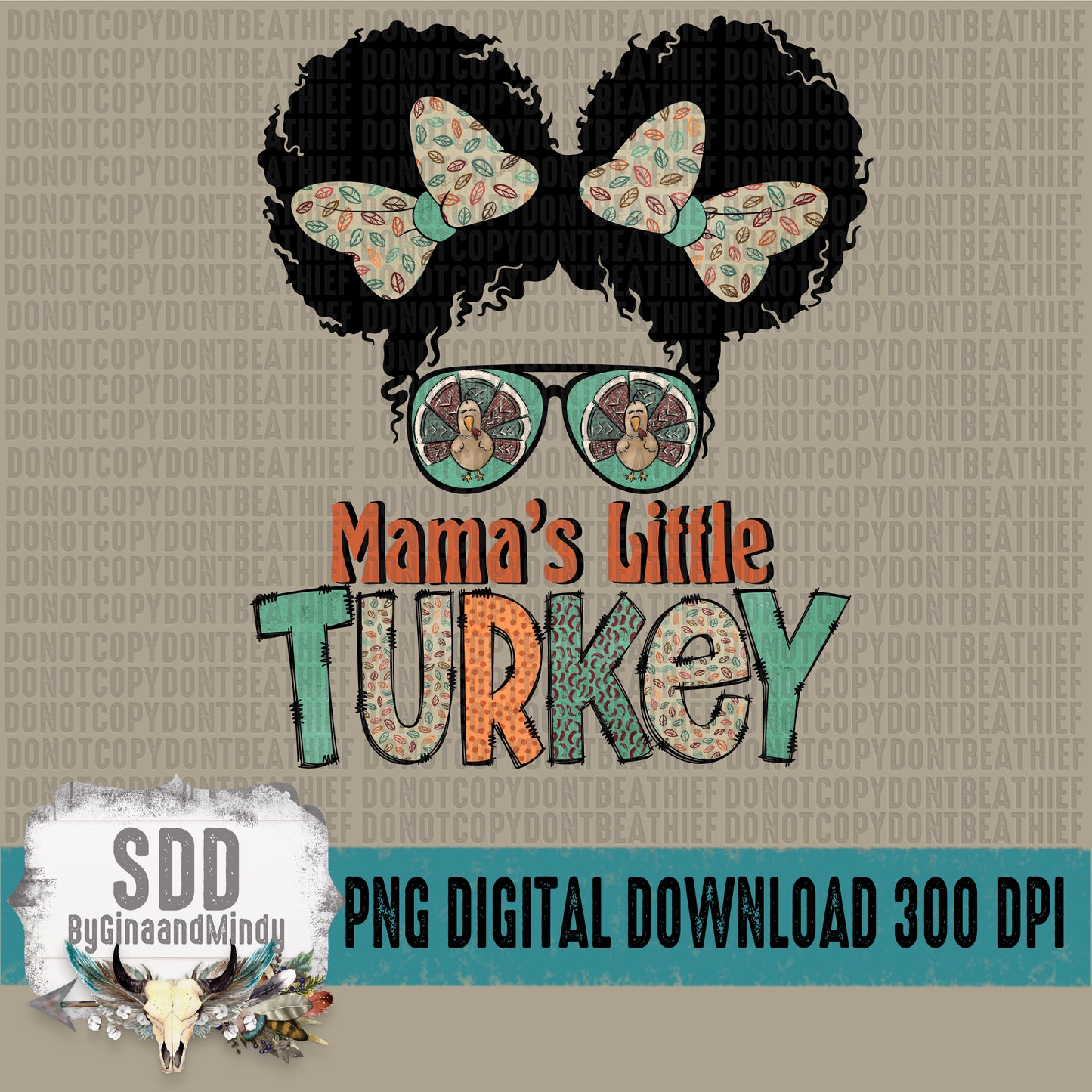 Mama's Little Turkeys and Mama of the Turkeys Bundle 2