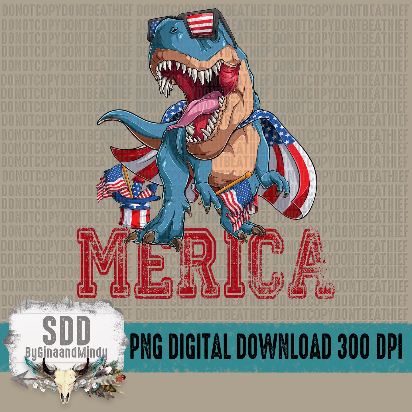 Merica Dino