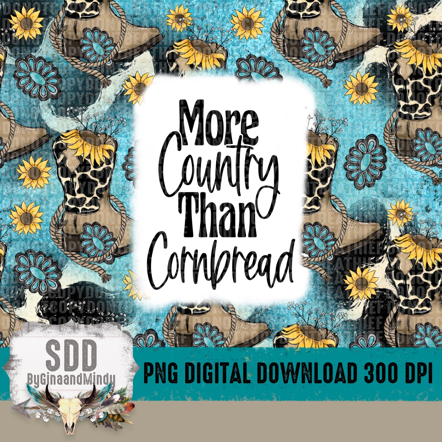 More Country Than Cornbread Digital Tumbler 20 oz.