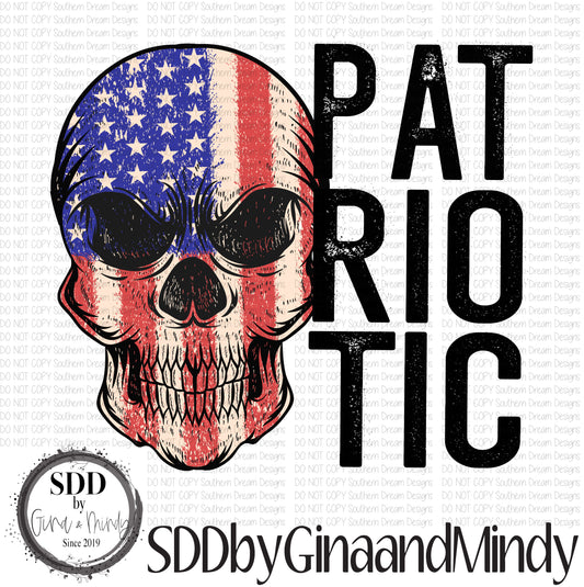 Patriotic Skull