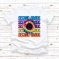 Second Grade Tie-Dye Sunflower