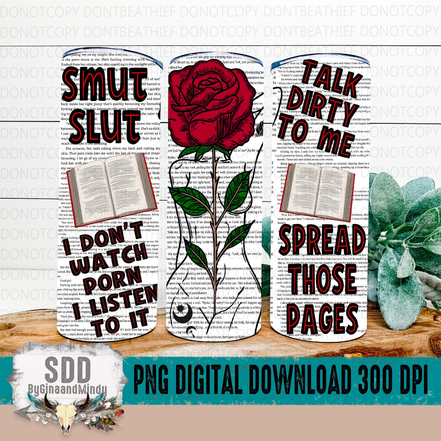 Smut Slut Audio Version 20oz Tumbler Design