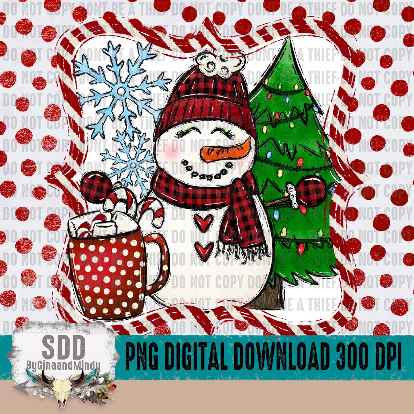 Snowman Wishes 20oz Tumbler Wrap