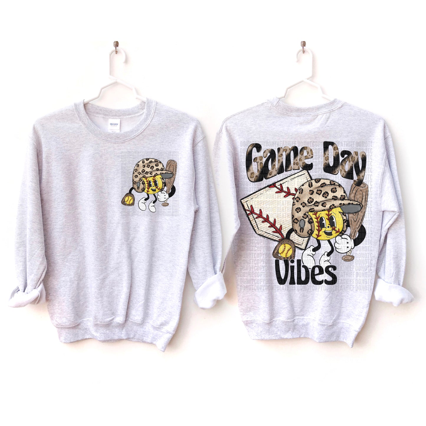 Game Day Vibes Softball Bundle (Pocket and Full Image)