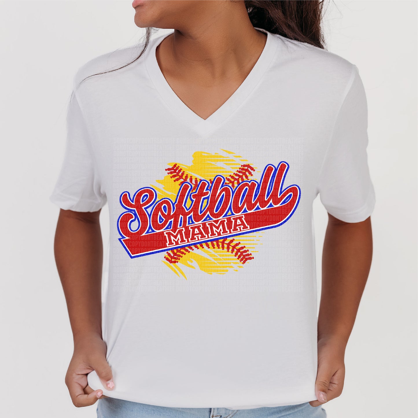 Softball Mama Red/Blue