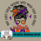 Softball Mama Messy Bun Purple/Orange