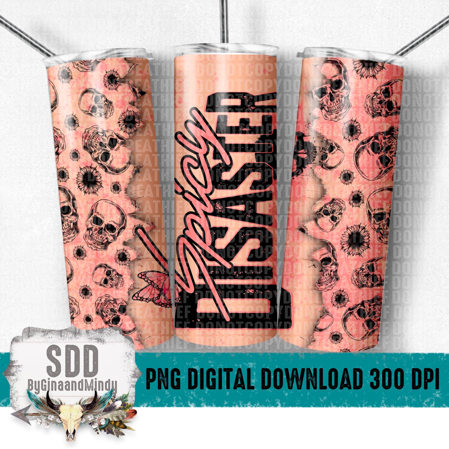 Spicy Disaster Digital 20 oz Tumbler