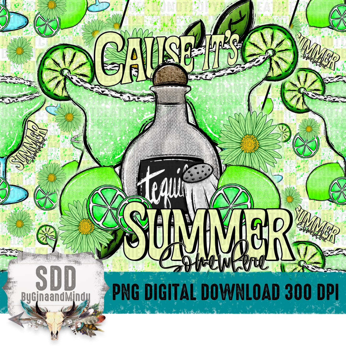 Summer Somewhere Digital 20 oz Tumbler