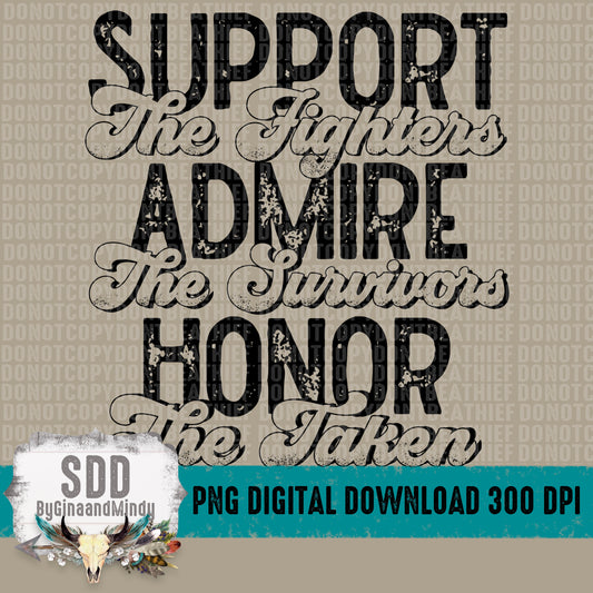 Support, Honor, Admire Single Color Bundle