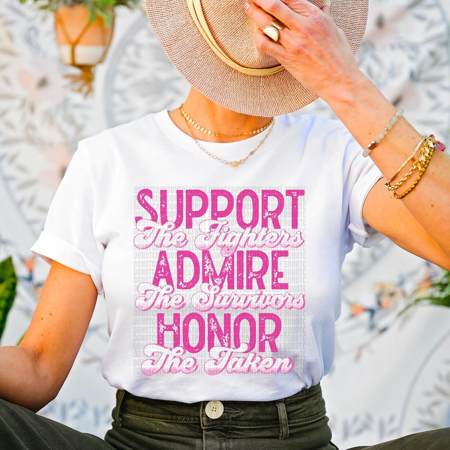 Support, Honor, Admire Pink