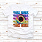 Third Grade Tie-Dye Sunflower