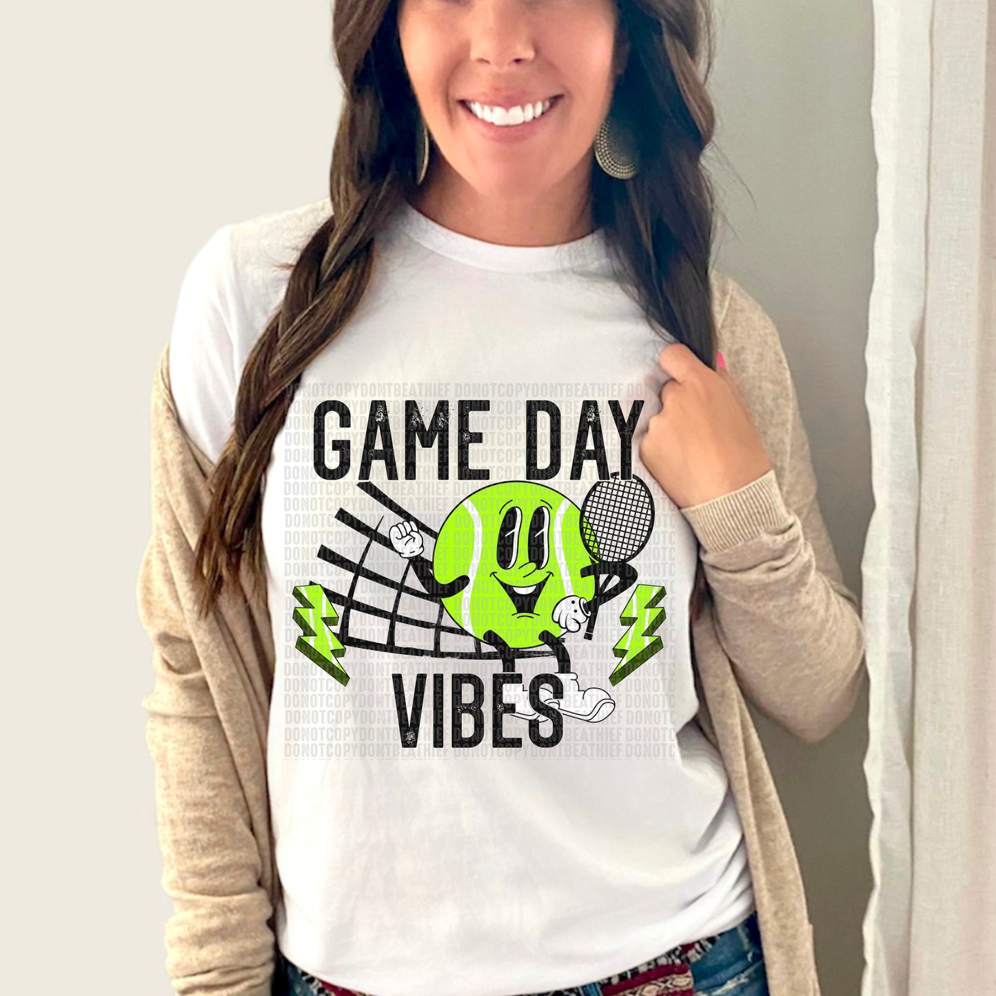 Game Day Vibes Tennis Bundle (Pocket and Full Image)