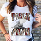 Track Mama Maroon/White