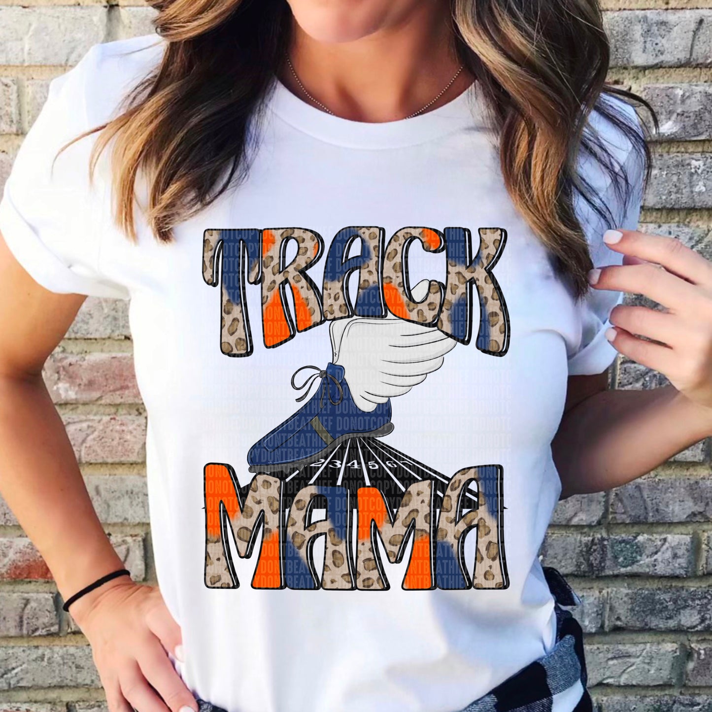 Track Mama Navy/Orange